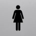 WC Damen eckig