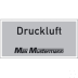 individuelle Bezeichnungsschilder mit Firmenlogo, zweifarbig bedruckt individuelle Bezeichnungsschilder mit Firmenlogo, zweifarbig bedruckt