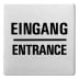 Textschild - Eingang/Entrance (ecken abgerundet) Textschild - Eingang/Entrance (ecken abgerundet)
