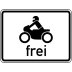 Krafträder, auch mit Beiwagen... Frei VZ 1022-12 Krafträder, auch mit Beiwagen... Frei VZ 1022-12