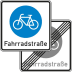 VZ 244.1-40 Verkehrsschild Fahrradstraße VZ 244.1-40 Verkehrsschild Fahrradstraße