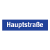 Straßennamenschild für Alu-Hohlkastenprofil