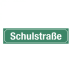 Straßennamenschild für Alu-Hohlkastenprofil