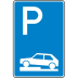 VZ 315-70 Parken auf Gehwegen Schild VZ 315-70 Parken auf Gehwegen Schild