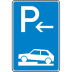 VZ 315-72 Parken auf Gehwegen Schild (Ende) VZ 315-72 Parken auf Gehwegen Schild (Ende)