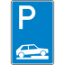 Verkehrszeichen 315-75 Parken auf Gehwegen Schild Verkehrszeichen 315-75 Parken auf Gehwegen Schild