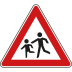 VZ 136-10 - Verkehrsschild Kinder VZ 136-10 - Verkehrsschild Kinder