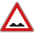 VZ 112 - StVO-Verkehrsschild: Unebene Fahrbahn VZ 112 - StVO-Verkehrsschild: Unebene Fahrbahn