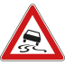 VZ 114 Schleudergefahr- Verkehrsschild VZ 114 Schleudergefahr- Verkehrsschild