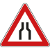VZ 120 | Verkehrsschild Verengte Fahrbahn