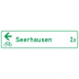 Radwegschild - Tabellenwegweiser