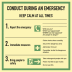 Verhalten im Notfall / Conduct during an emergency - Englisch Verhalten im Notfall / Conduct during an emergency - Englisch