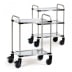 Edelstahlwagen mit 2 / 3 Böden - Tragkraft 120 / 150 kg Edelstahlwagen mit 2 / 3 Böden - Tragkraft 120 / 150 kg