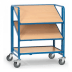 Eurokastenwagen mit 3 Holzbodenetagen - Breite 825 mm - Tragkraft 250 kg
