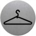 Symbol - Garderobe (rund) Motiv 2