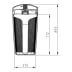 Abfallsammler CIBELES - Inhalt 50 Liter Abfallsammler CIBELES - Inhalt 50 Liter