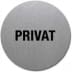 Textschild - Privat (rund) Typ 2 Textschild - Privat (rund) Typ 2