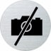 Piktogramm - Fotografieren verboten (rund, ohne Rand) Piktogramm - Fotografieren verboten (rund, ohne Rand)