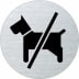 Piktogramm - Hunde verboten (rund) Piktogramm - Hunde verboten (rund)