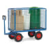 Handpritschenwagen mit Drahtgitterwänden - Höhe 1000 mm - Tragkraft 420 / 490 kg Handpritschenwagen mit Drahtgitterwänden - Höhe 1000 mm - Tragkraft 420 / 490 kg