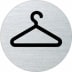 Piktogramm - Garderobe Motiv 1 (rund) Piktogramm - Garderobe Motiv 1 (rund)