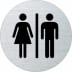 Piktogramm - Damen / Herren (rund) Piktogramm - Damen / Herren (rund)