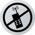 Piktogramm - Handys verboten (rund, mit Rand) Piktogramm - Handys verboten (rund, mit Rand)