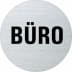 Textschild - Büro (rund) Typ 1