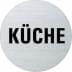 Textschild - Küche (rund) Textschild - Küche (rund)