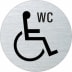 Piktogramm - WC behindertengerecht (rund) Piktogramm - WC behindertengerecht (rund)
