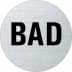 Textschild - Bad (rund) Textschild - Bad (rund)