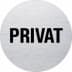 Textschild - Privat (rund) Typ 1 Textschild - Privat (rund) Typ 1