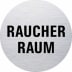 Textschild - Raucherraum (rund) Textschild - Raucherraum (rund)