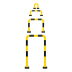 Rammschutzbügel WACHTWERK X® SWING aus Stahl Rammschutzbügel WACHTWERK X® SWING aus Stahl