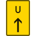 Ankündigung oder Fortsetzung der Umleitung, Vorankündigung geradeaus (Verkehrsschild Nr. 455.1-30) Ankündigung oder Fortsetzung der Umleitung, Vorankündigung geradeaus (Verkehrsschild Nr. 455.1-30)