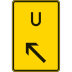 Ankündigung oder Fortsetzung der Umleitung, links einordnen (Verkehrsschild Nr. 455.1-12) Ankündigung oder Fortsetzung der Umleitung, links einordnen (Verkehrsschild Nr. 455.1-12)