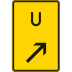 Ankündigung oder Fortsetzung der Umleitung, rechts einordnen (Verkehrsschild Nr. 455.1-22) Ankündigung oder Fortsetzung der Umleitung, rechts einordnen (Verkehrsschild Nr. 455.1-22)