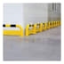 Rammschutzbügel WACHTWERK X® aus Stahl mit Unterfahrschutz vor Wand / Mauer Rammschutzbügel WACHTWERK X® aus Stahl mit Unterfahrschutz vor Wand / Mauer