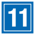 Emaille-Hausnummernschild - Rechteckig Emaille-Hausnummernschild - Rechteckig