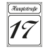Emaille-Hausnummernschild - Rechteckig Emaille-Hausnummernschild - Rechteckig