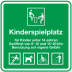 Kinderspielplatz - geöffnet von 8-20 Uhr