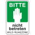 Bitte nicht betreten - Wild-Ruhezone Bitte nicht betreten - Wild-Ruhezone