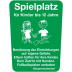 Spielplatz für Kinder bis 12 Jahre