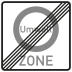 Verkehrsschild Umweltzone - Ende - VZ 270.2 Verkehrsschild Umweltzone - Ende - VZ 270.2
