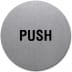 Textschild - Push (rund) Textschild - Push (rund)