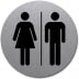 Piktogramm - Damen / Herren (rund) Piktogramm - Damen / Herren (rund)