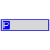 Edler Parkplatzreservierer zur Selbstbeschriftung