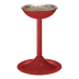 Standascher mit halbrunder Ascherschale und Sieb Standascher mit halbrunder Ascherschale und Sieb