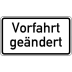 Zusatzschild Vorfahrt geändert Zusatzzeichen 1008-30