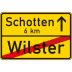 VZ 311 - Ortsausgangsschild - Ortstafel Rückseite VZ 311 - Ortsausgangsschild - Ortstafel Rückseite